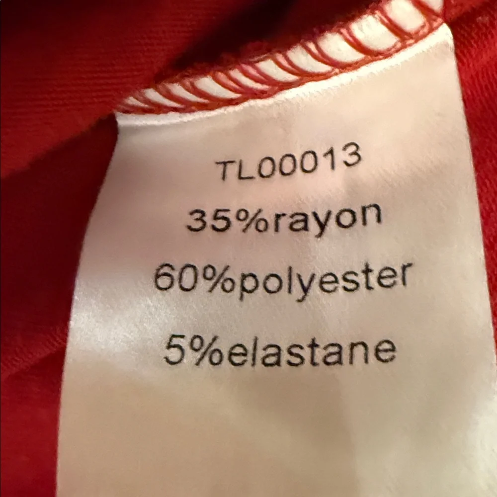 Source Unknown Red Ruffle Sleeve Mini Dress - Picture 8 of 12